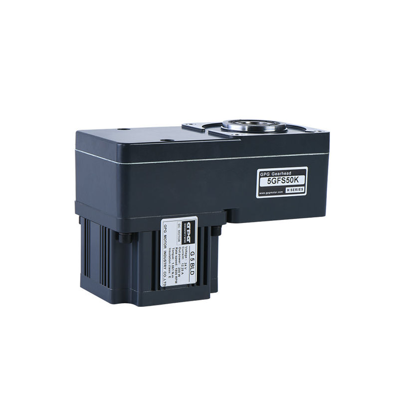 40w 80mm Động cơ bánh răng Dc không chổi than 12v 24v với hộp số phẳng rỗng 4GFS5-200K