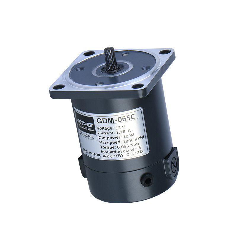 20W DC 60MM 12V 24V BÍCH VUÔNG ĐIỆN ĐỘNG CƠ DC 1800 3200RPM TRỤC TRÒN TRỤC CHÍNH BÀN CHẢI DC