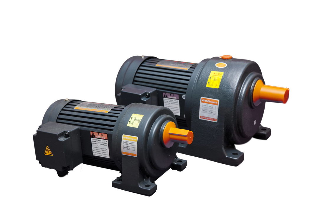 Động cơ bánh răng AC 100W-3700W với chứng nhận ce Động cơ cài đặt ngang và dọc 3phase 220v/380v CH CV
